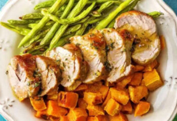 Apricot Glazed Pork Tenderloin Sheet Pan - SMALL