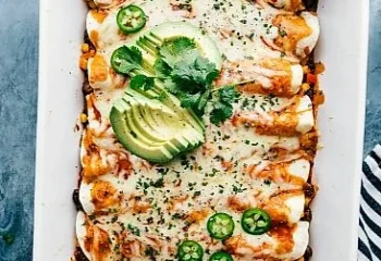 Vegetarian Enchiladas - LARGE