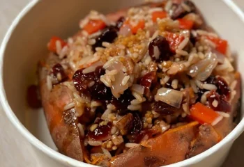 Fall Stuffed Sweet Potato