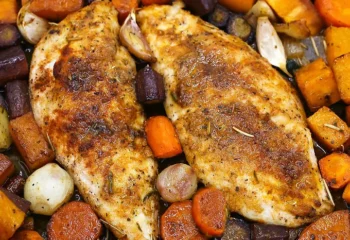 Chicken and Root Veggie Sheet Pan - SMALL