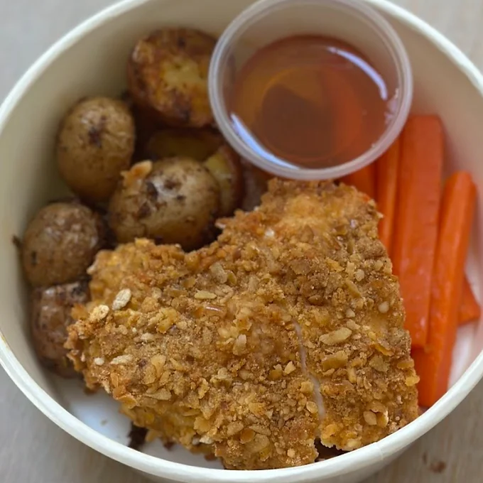 Crispy Pretzel Crusted Chicken