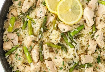 Lemon Chicken w/ Spring Rice - LARGE