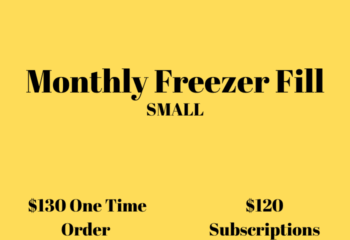 Freezer Fill - SMALL (served 2-3 people)