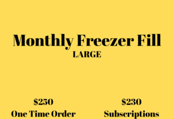 Freezer Fill - Large (serves 4-5 people)