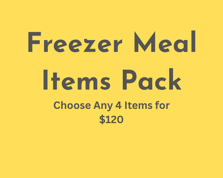 Freezer Meal Items Pack