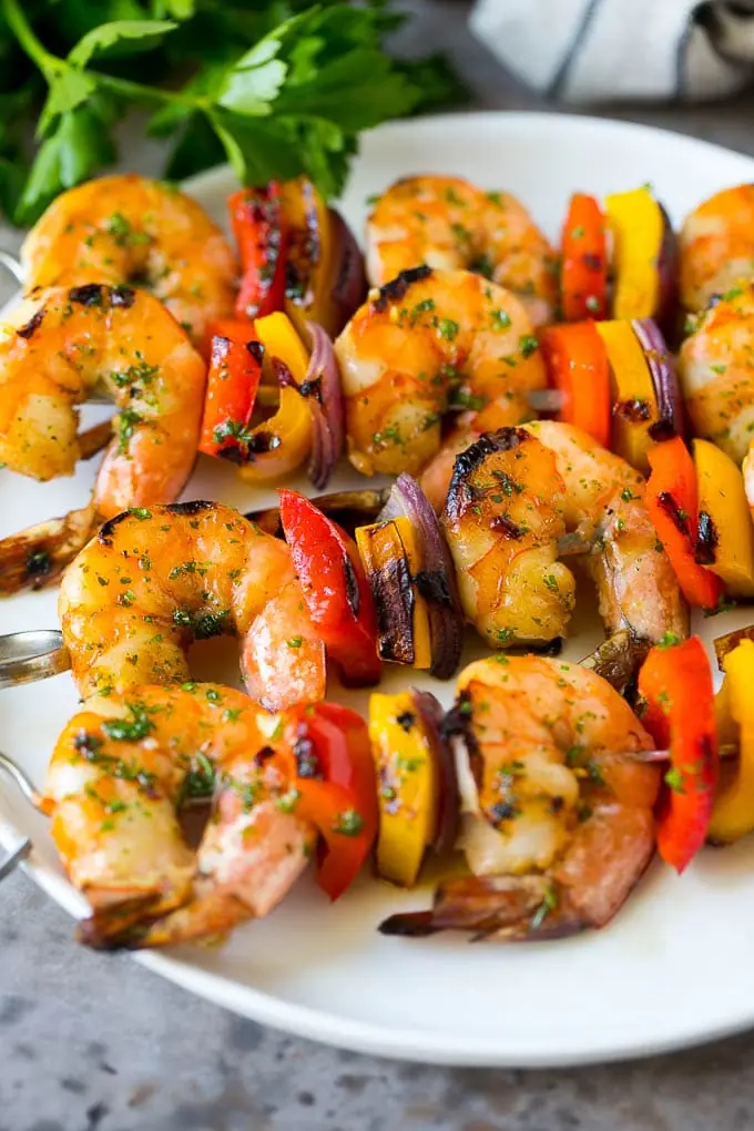 Shrimp & Veggie Skewers