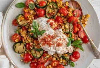 Summer Veggie & Burrata Salad