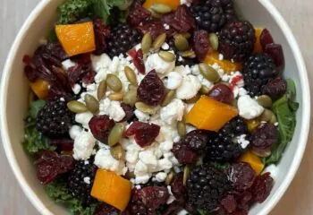 Butternut Squash & Blackberry Salad